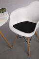 Felt Chair Cushion, black