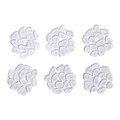 GoodHome Anti-slip Bathroom Mini Mat Koros 6pcs