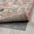 JÄRNVÄG Rug, low pile, ornament pattern pink/beige, 160x230 cm