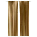 SANELA Curtains, 1 pair, beige-yellow, 140x300 cm