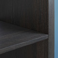KALLAX Shelving unit with underframe, black-brown/black, 147x164 cm