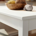 NÄSINGE / NÄSINGE Table and 2 chairs, white/white Tibbleby beige-grey, 80x60 cm