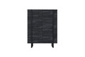 Two-Door Cabinet Verica 120 cm, charcoal/black legs