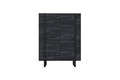 Two-Door Cabinet Verica 120 cm, charcoal/black legs
