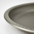 BLODOLVON Candle dish, grey, 34 cm