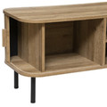 TV Stand Colva, sliding doors, wood effect