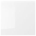 VOXTORP Door, high-gloss white, 60x60 cm