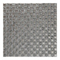 Mosaic Glass Tile Alique GoodHome 30 x 30 cm, silver, 1pc