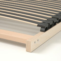 TONSTAD Bed frame with storage, oak veneer/Leirsund, 160x200 cm