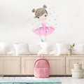Wall Sticker 50x90cm - Ballerina Pink