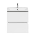 Goodhome Wall-mounted Basin Cabinet Imandra Slim 60cm, white