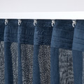 DYTÅG Curtains, 1 pair, dark blue, 145x300 cm