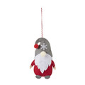 Christmas Hanging Felt Decoration Gnome, red