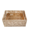 Set of 2 Organizers Baskets Amiable S, gold