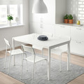 MELLTORP Table, white, 125x75 cm