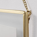 LERBODA Frame, gold-colour, 16x16 cm