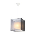 GoodHome Pendant Lamp Ciplye 30cm E27, white-grey