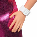 Barbie Fashionistas Doll #230 in Metallic Pink Minidress HYT88 3+