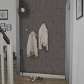 GoodHome Vinyl Wallpaper on Fleece Tamarix, black