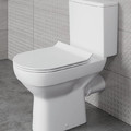 Cersanit WC Toilet Compact City Rimless Slim with Soft-Close Seat