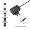 Qoltec Power Adapter for Dell Laptops | 45W | 19.5V | 2.31A | 4.5 * 3.0 + pin