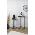 Set of 2 Tables/Plant Stands Rosa Marble