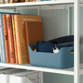 UPPDATERA Box, grey-blue, 24x17 cm