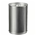 BETTHAJ Tin with lid, for coffee/tea/silver-colour, 1.3 l
