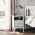 IDANÄS Bedroom furniture, set of 4, white, 140x200 cm