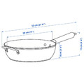 PUCKELLAX Frying pan, non-stick coating, 28 cm