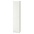 BILLY / OXBERG Bookcase with doors, white, 40x42x202 cm