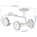 FÄLTHARE Ride-on toy car, red