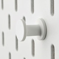 SKÅDIS Hook, white, 19 mm, 5 pack