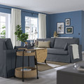 HYLTARP 3-seat sofa, Gransel grey
