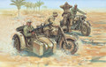 Italeri Model Kit WWII German Motorcycles 1:72 14+