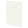 METOD 4 fronts for dishwasher, Vallstena white, 60 cm