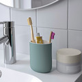 EKOLN Toothbrush holder, light grey-turquoise