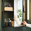 ENHET Mirror cabinet, anthracite, 60x15x75 cm