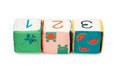 LILLIPUTIENS Set of 3 multi-functional activation cubes with hidden elements Jungle 18m+