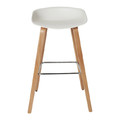 GoodHome Bar Stool Chimayo, white