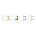 Glass Mug Borosilicate 350ml, yellow