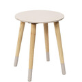 Set of 2 Side Tables Trundle, natual