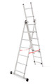 AW Aluminium Ladder Basic 3x7 Steps 150kg