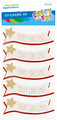 Christmas Sticker Decorations, 5 pcs