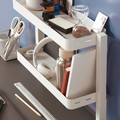 VATTENKAR Desktop shelf, white, 49x15 cm