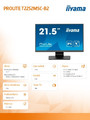 IIyama 21.5" Touch Screen Monitor T2252MSC-B2 IPS HDMI DP 2x1W
