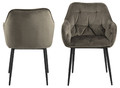 Chair Brooke, velvet, beige