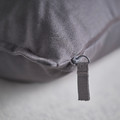 GURLI Cushion cover, dark grey, 65x65 cm