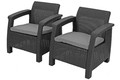 Outdoor Furniture Set CORFU FIESTA II, graphite