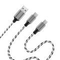 LogiLink USB2.0 cable, A/M to micro-USB + USB-C, 1.2m